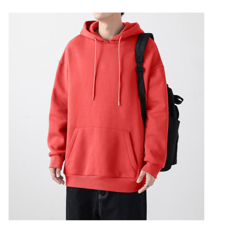 Men's Casual Solid Pullover Sweatshirt