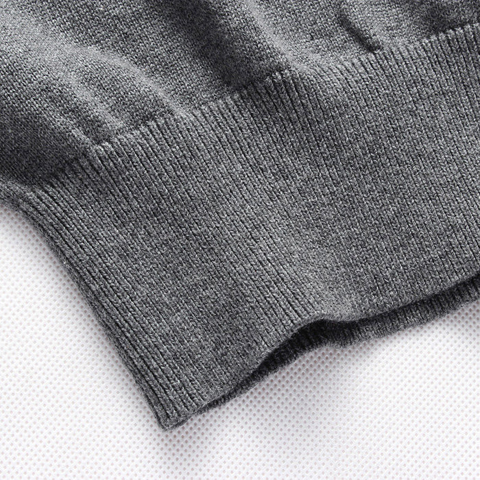 Men's Casual Knitted Striped Pullover Sweater