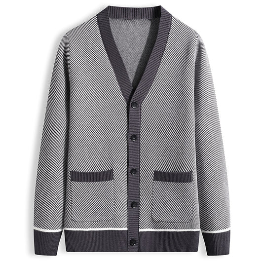 Men's Buttoned Cardigan Sweater