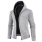 Men's Knitted Fur Cardigan Jacket