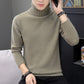 Men's High Neck Double Collar Thick Warm Pullover