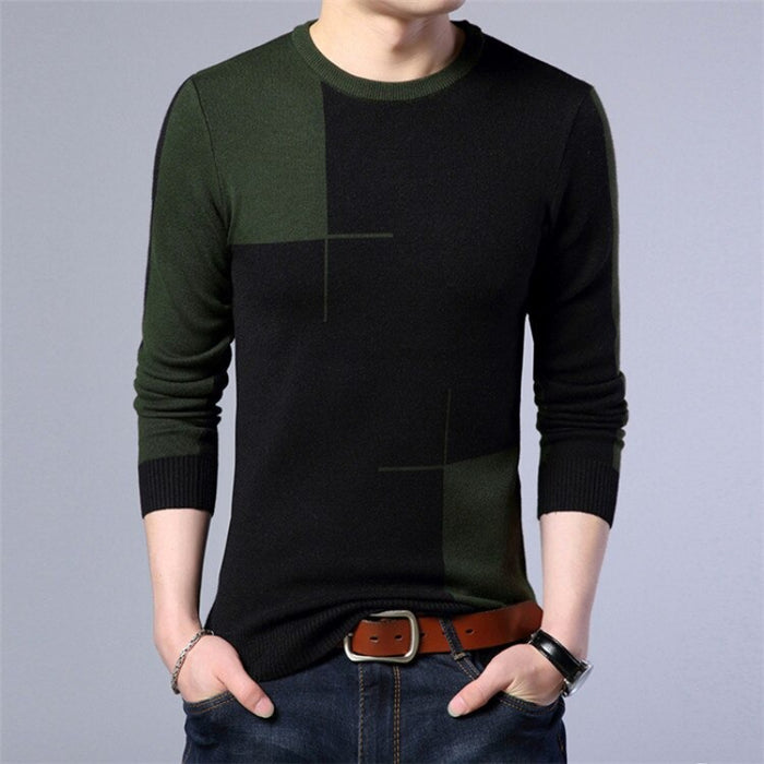 Men's Breathable Slim Fit Casual Pullover