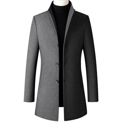 Men's Casual Stand Collar Coat