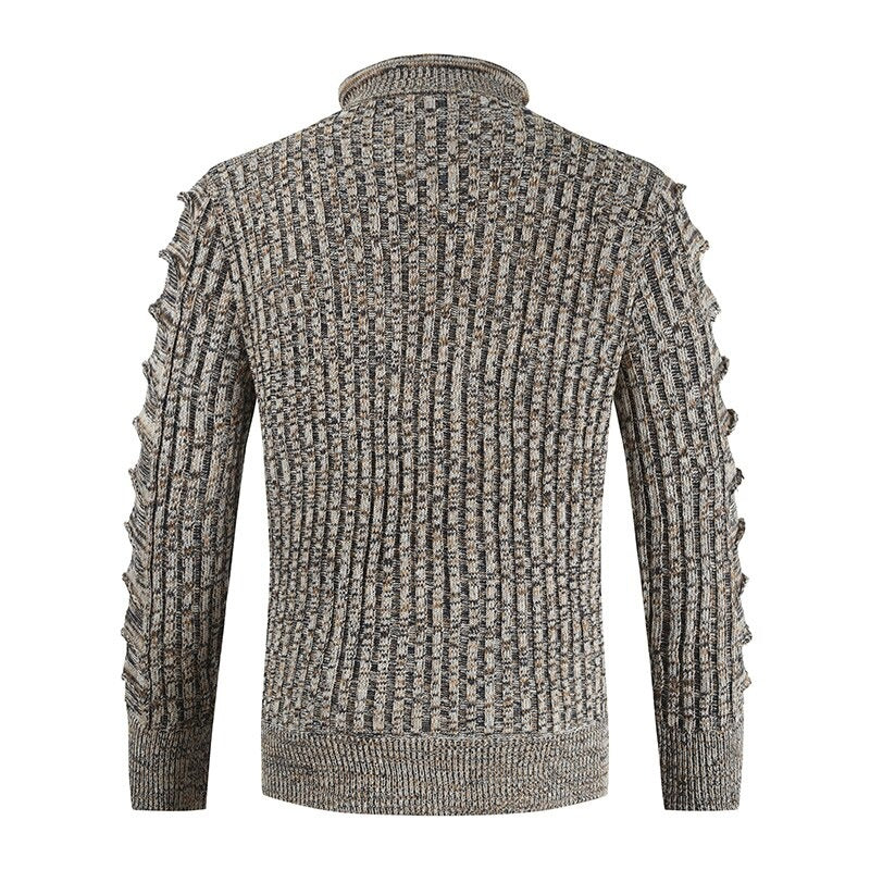 Men's Half-High Neck Knitted Pullovers