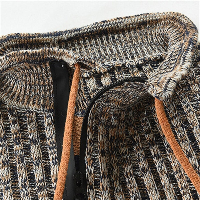 Men's Half-High Neck Knitted Pullovers