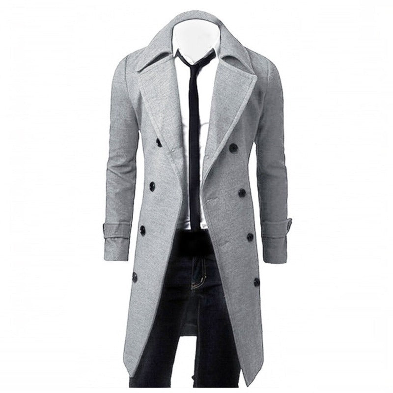 Men's Slim Fit Long Comfortable Warm Coat