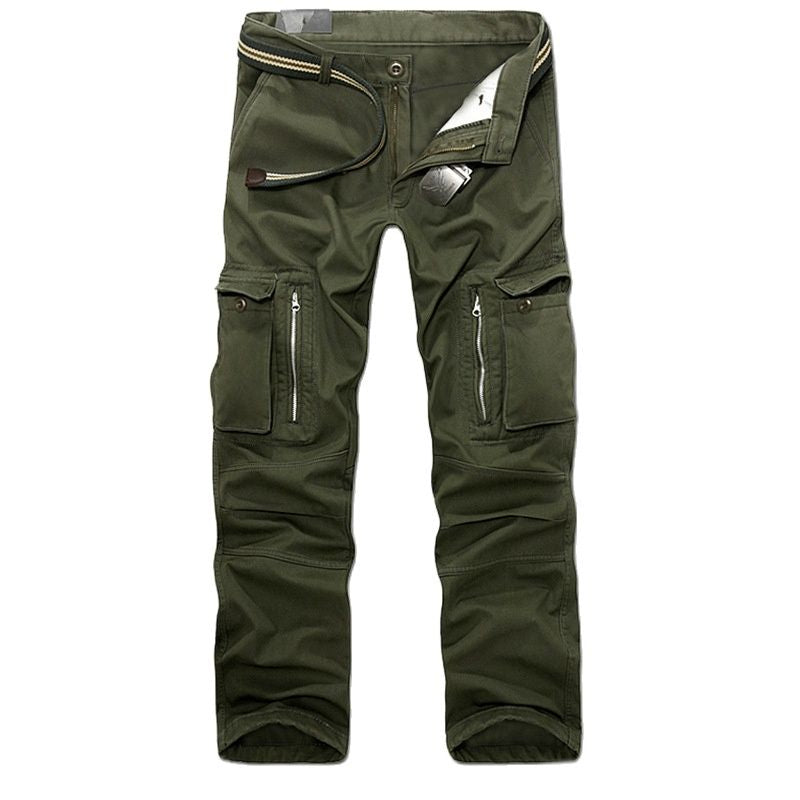 Men's Casual Multi-pocket Plus Size Trouser