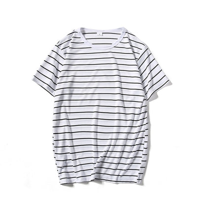 Casual Stripe Short Sleeved T-Shirt For Men