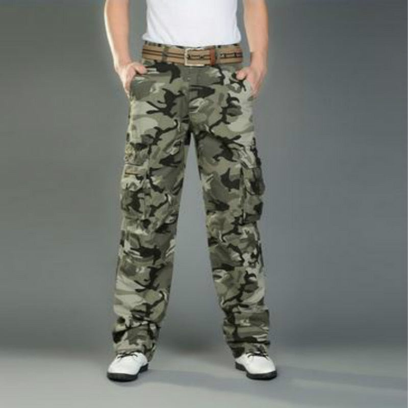 Men's Camouflage Comfortable Cargo Trouser