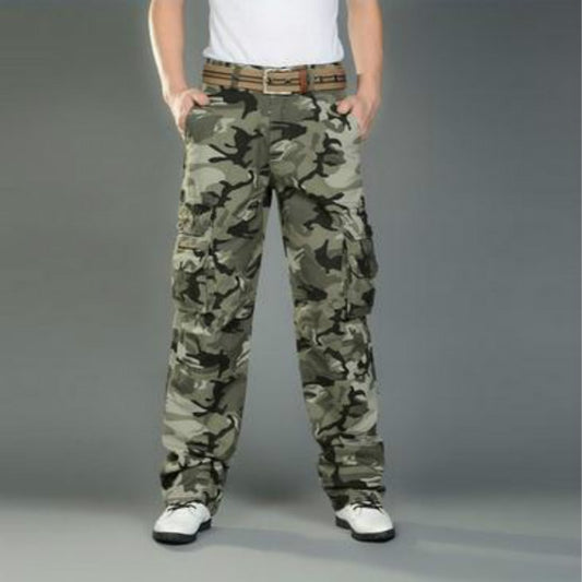 Men's Camouflage Comfortable Cargo Trouser