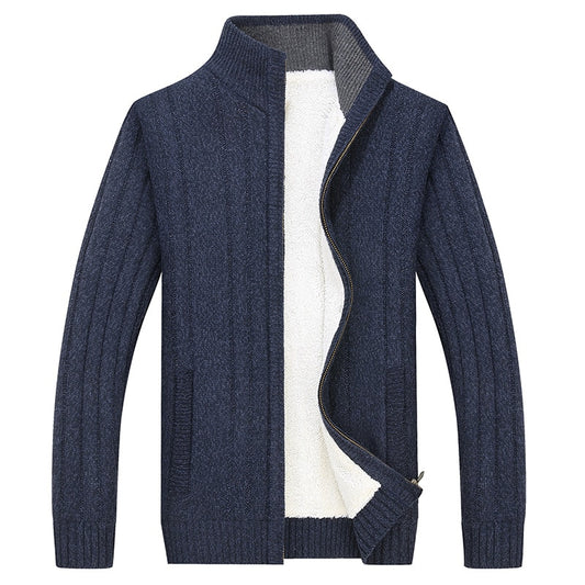 Men's Thick Knitted Cardigan Jacket