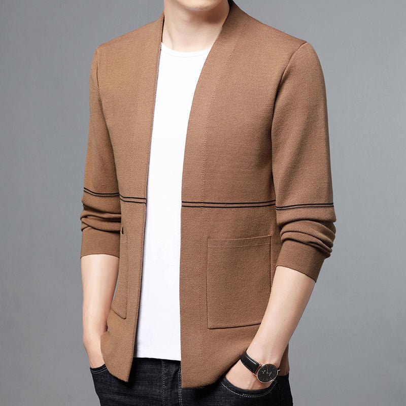 Men's Casual Slim Fit Knitted Cardigan