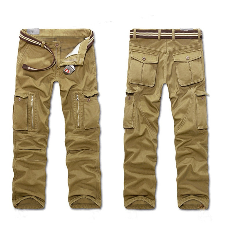 Men's Casual Multi-pocket Plus Size Trouser