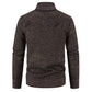 Men's Solid Knitted Cardigan Jacket