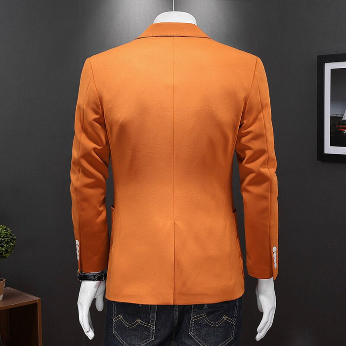 Men's Casual Single Button Slim Fit Suit