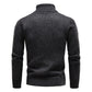 Men's Solid Slim Knitted Pullover Sweater