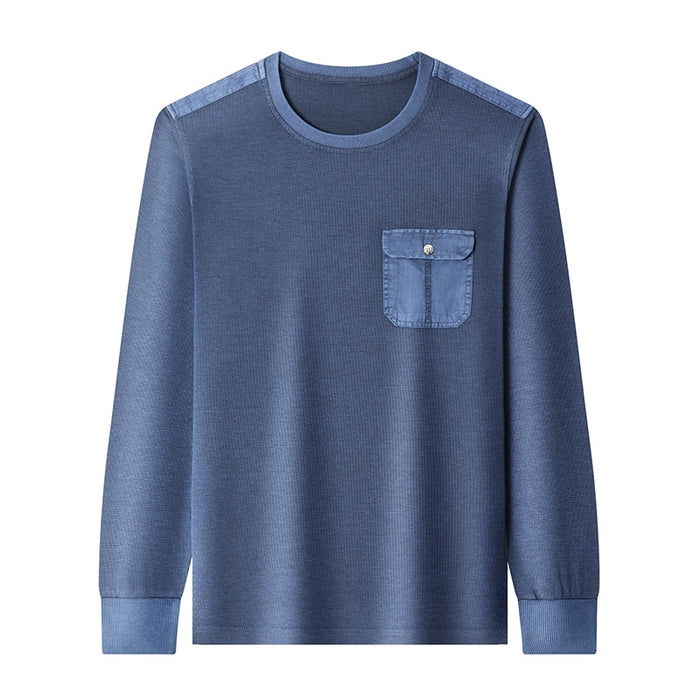 Men's Long Sleeve O Neck T-Shirts