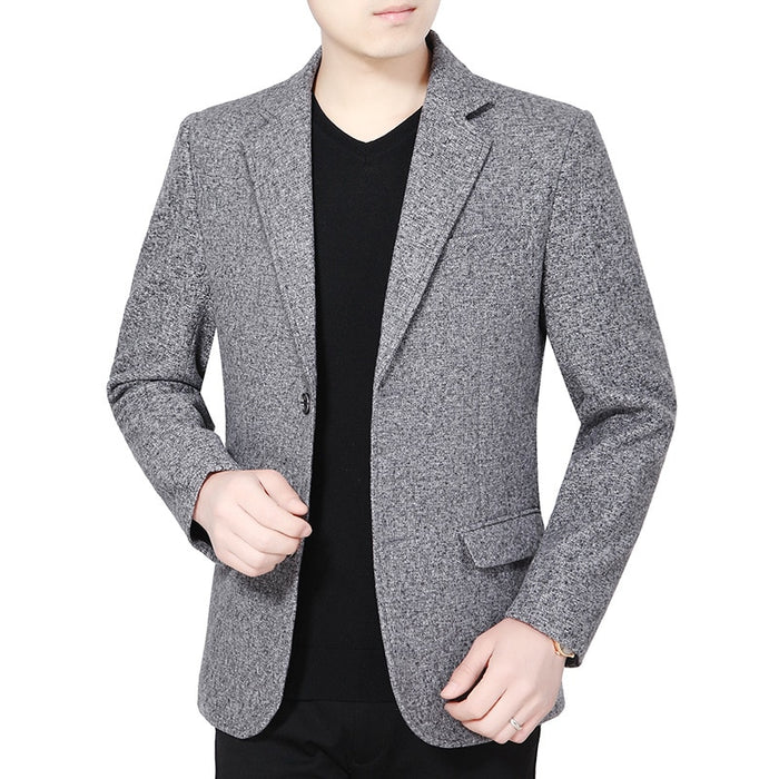 Men's Casual Single-breasted Slim Fit Blazer
