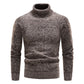 Men's Solid Slim Knitted Pullover Sweater