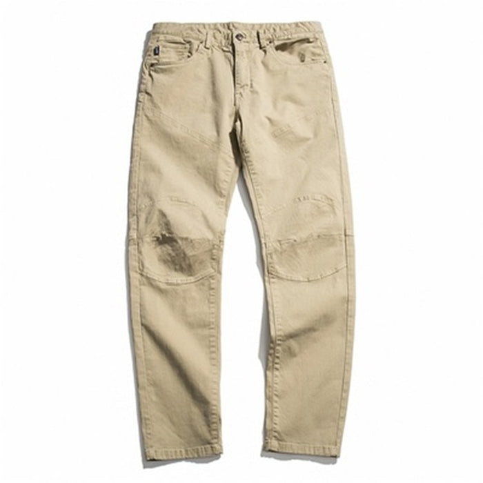 Casual Cotton Full Length Men's Trouser