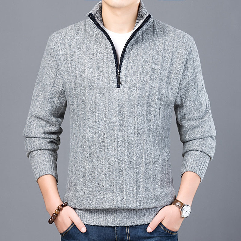 Mens casual pullover online sweater