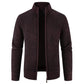 Men's Solid Knitted Cardigan Jacket