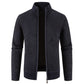 Men's Solid Knitted Cardigan Jacket