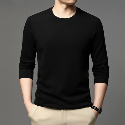 Men's Solid Cotton O-Neck T-Shirt