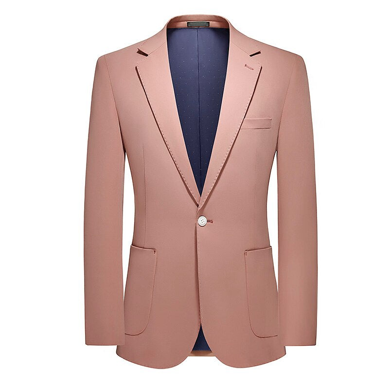 Men's Casual Single Button Slim Fit Suit