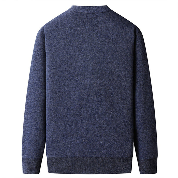 Men's V Neck Knitted Cardigan