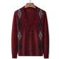 Men's V Neck Knitted Cardigan