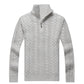 Men's Half Zipper Knitted Thick Pullover
