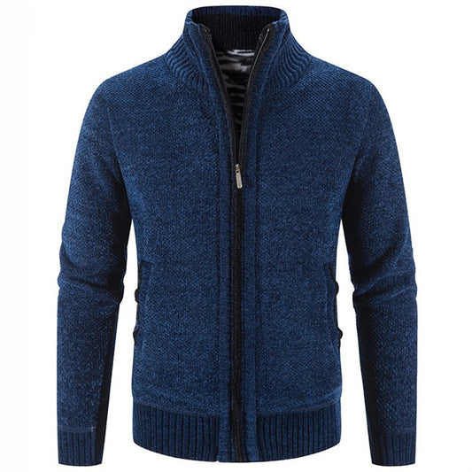 Men's Casual Solid Cardigan Jacket