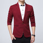 Men's Slim Fit Solid Casual Blazer