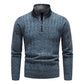 Men's Casual Half Zipper Pullover Sweater