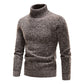 Men's Solid Slim Knitted Pullover Sweater