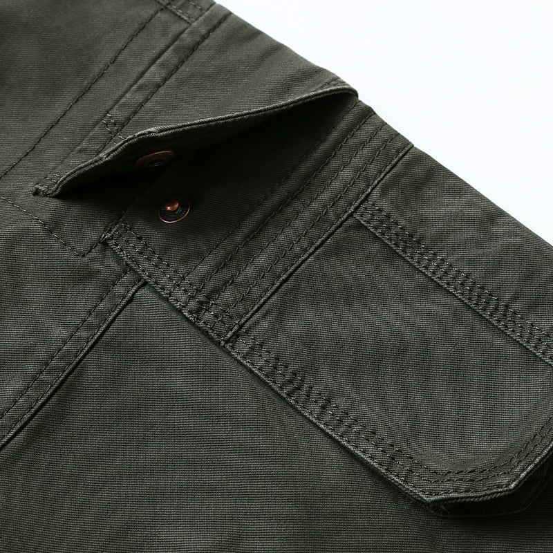 Men's Multi pockets Baggy Military Casual Cargo Trouser