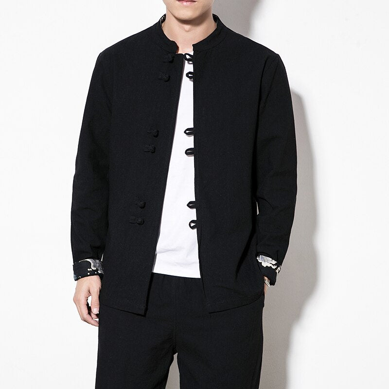 Men's Causal Cotton Traditional Shirt