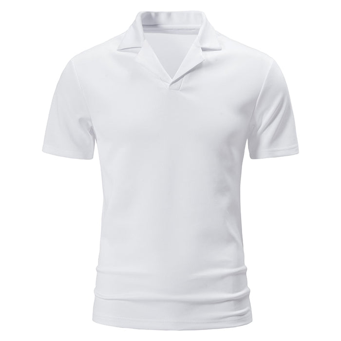 Men's Turn Down Collar Polo Shirt