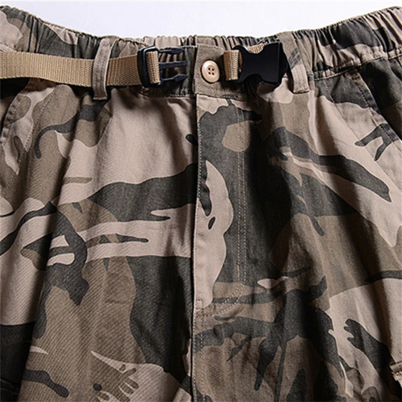Multi Pocket Camouflage Cargo Pants