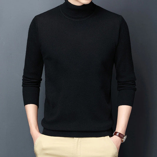 Men's Casual Knitted Turtleneck Pullovers