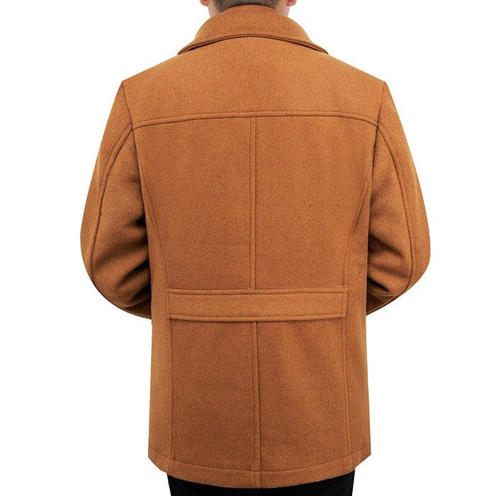Men's Solid Winter Warm Comfortable Coat