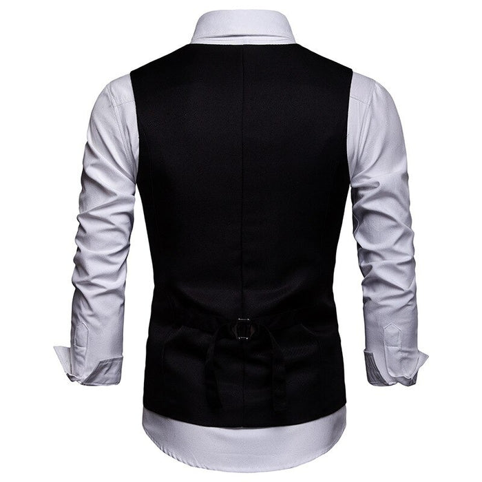 Men's Causal Retro Slim Fit Formal Vests