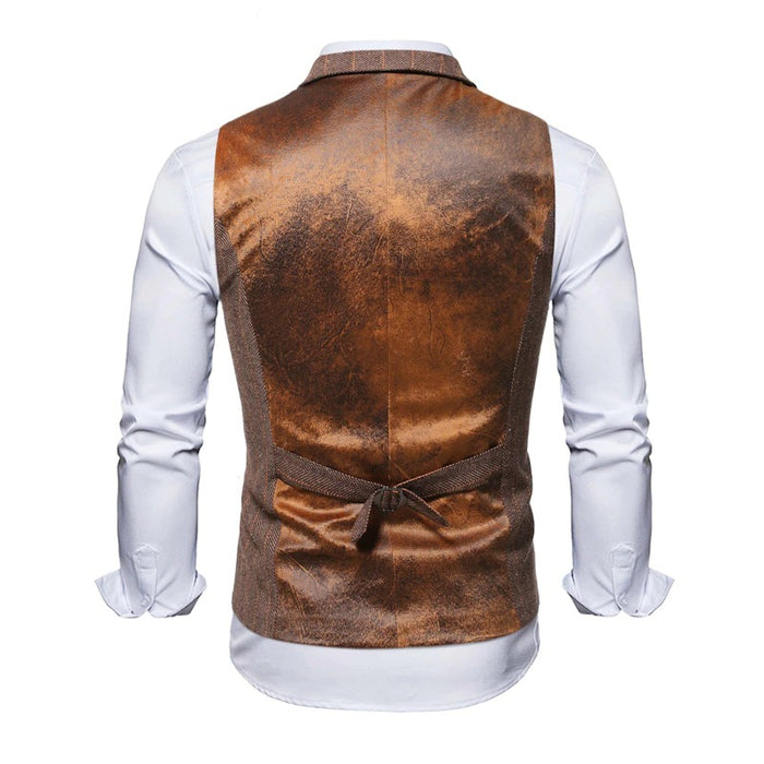 Men's Single Breasted Stripe Vests