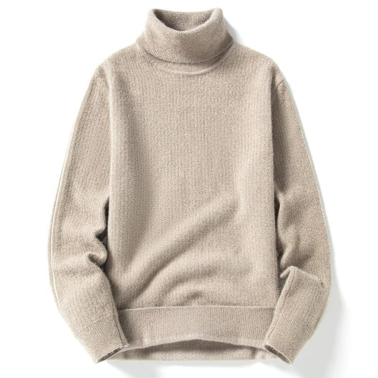 Men's Casual Solid Color Knitted Pullover