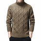 Men's Geometric Pattern Knitted Warm Pullover