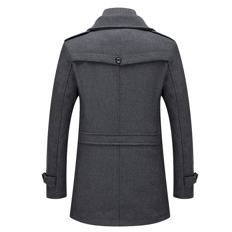 Men's Warm Casual Double Neck Coat