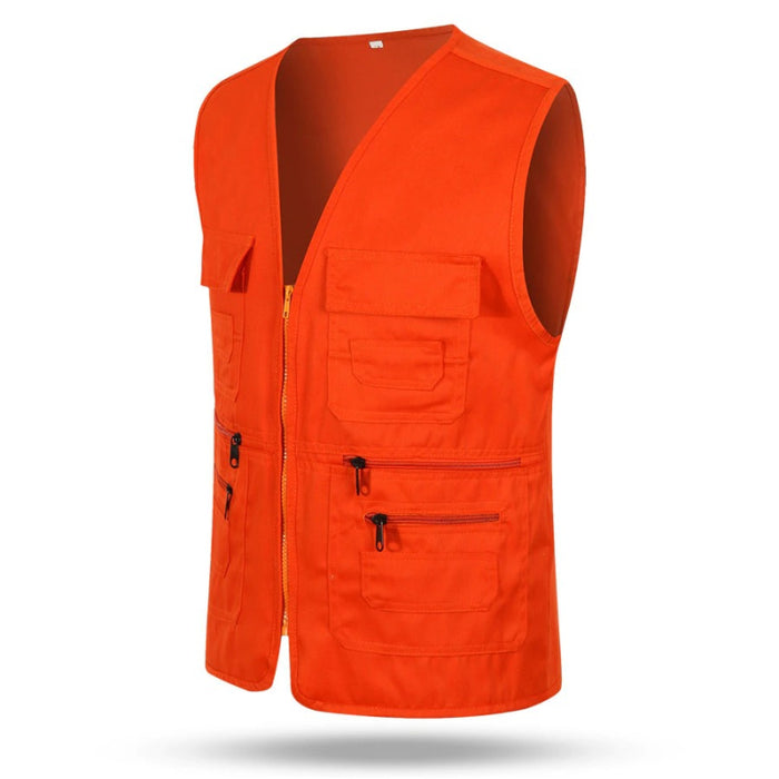Men's Casual Sleeveless Multi Pocket Cargo Vest