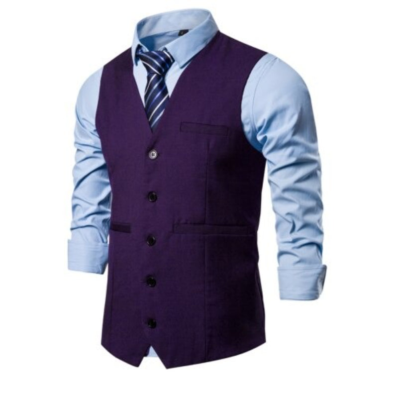 Men's Vintage Formal Blazer Vests