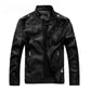 Men's Motorcycle Leather Jacket Coats